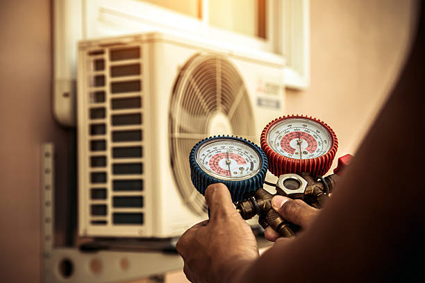 Professional Hvac Maintenance technician working in Covington, GA